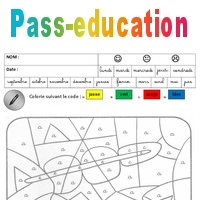 Coloriage magique Lecture : 3eme Maternelle Cycle