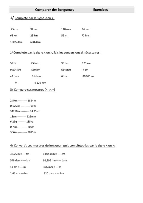 Mesure De Longueurs Cm M Km Examen Evaluation Eme Primaire Hot Sex