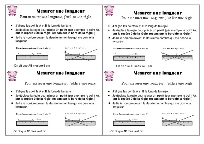 Mesurer Une Longueur – Ce1 - Leçon - Pass Education