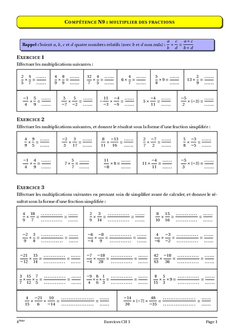 Ecritures Fractionnaires 4 me Cours Exercices Coll ge ecritures-fractionnaires-4-me-cours-exercices-coll-ge