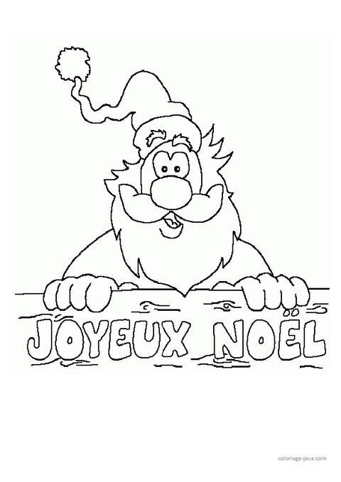 Coloriages – Noël – Maternelle – Petite section – Moyenne section