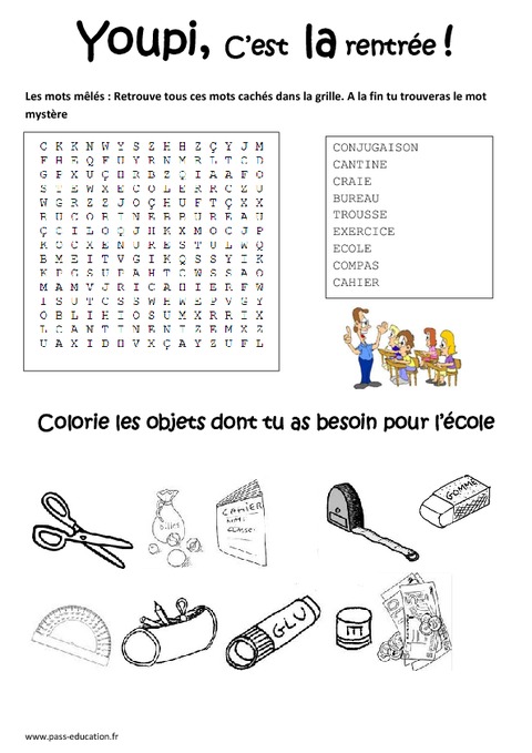 Jeux éducatifs - Rentrée - CE1 - Cycle 2 - Pass Education