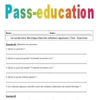 Ion Conduction Lectrique Dans Les Solutions Aqueuses Me