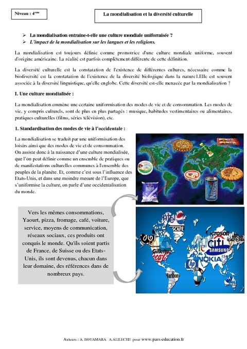capitalisme mondialisation dissertation La mondialisation conduit ainsi selon certains auteurs à l'« américanisation » des modes de vie conclusion ainsi, la mondialisation semble être à la fois une menace et une chance pour le citoyen. capitalisme mondialisation dissertation La mondialisation conduit ainsi selon certains auteurs à l'« américanisation » des modes de vie conclusion ainsi, la mondialisation semble être à la fois une menace et une chance pour le citoyen.