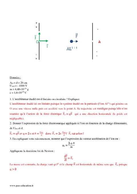 Exercice Physique Terminale S Cinematique   Jack & Katie