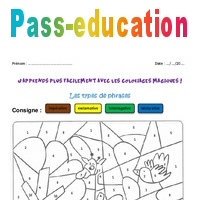 Types de phrases  Ce1  Coloriage magique  Pass Education
