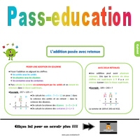 L addition posée avec retenue au Ce1 Evaluation et bilan avec le