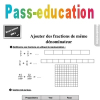 Exercices R Visions Sur Ajouter Des Fractions Qui Ont Le M Me