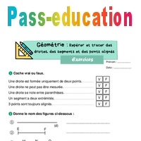 Rep Rer Et Tracer Des Droites Des Segments Et Des Points Align S