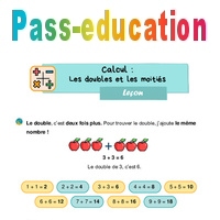 Les Doubles Et Les Moiti S Au Ce Le On Pdf Imprimer