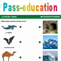 Lieu De Vie Des Animaux Explorer Le Monde MS GS Maternelle