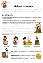 Comment Vivaient Les Gaulois Pdf Cours Exercices Examens