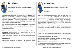 Evaluation Les Debuts De L Islam Pdf Cours Exercices Examens