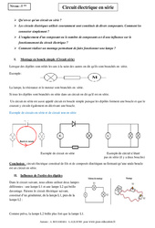 Controle Electricit Eme Pdf Cours Exercices Examens