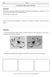 evaluation bilan électricité 4ème