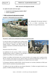 espaces et paysages de l urbanisation 4ème PDF Cours Exercices Examens