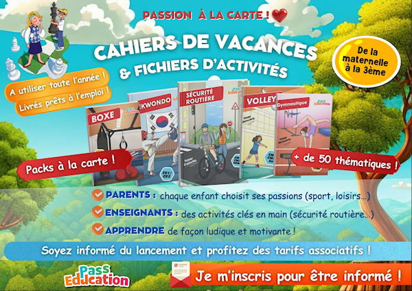 Cahier de vacances - Pass Education
