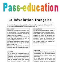 La Revolution Francaise Lecture Documentaire 4eme 5eme Primaire Pass Education