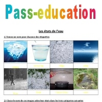 L'eau dans tous ses états  Cycle de l'eau, Sciences en maternelle