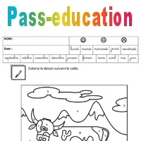 Coloriage - Magique - Codé - Logique – Maternelle – Grande section – GS ...