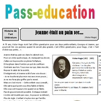 Jeanne Etait Au Pain Sec Victor Hugo Arts Du Langage Xixe Siecle Cm1 Cm2 Histoire Des Arts Cycle 3