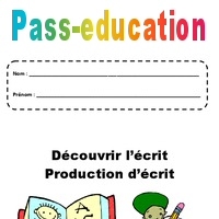 Decouvrir L Ecrit Production D Ecrit Page De Garde Maternelle Petite Moyenne Et Grande Section Ps Ms Gs