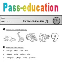 Exercices Son F F Ff Ph Ce1 Cycle 2