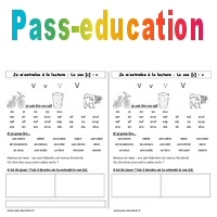 Fiche De Lecture Son V Cp Etude Des Sons Cycle 2