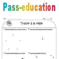 Tracer A La Regle Ce1 Exercices Corriges