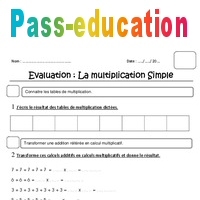 Multiplication Ce1 Evaluation