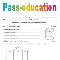 Prismes et cylindres - 5e - Cours Mathématiques - Kartable