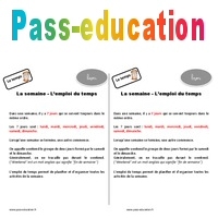 Semaine - Emploi du temps - Ce2 - Leçon - Cycle 2 - PDF à imprimer