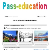 Lire Et Se Reperer Dans Un Paysage Ce1 Exercices