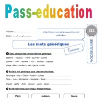 J identifie Les Mots G n riques Et Les Mots Particuliers CE1 j-identifie-les-mots-g-n-riques-et-les-mots-particuliers-ce1
