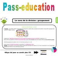 Le sens de la division : les groupements au Ce2 - Evaluation et bilan ...