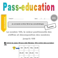 Connaître le nombre 100 et ses caractéristiques - CE1 - Exercices avec ...