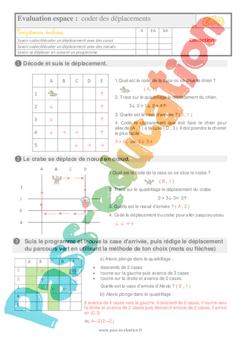Evaluation Et Bilan Pour Le Ce2 Sur Coder Des D placements Cycle 2 Evaluation Et Bilan Pour Le Ce2 Sur Coder Des D placements Cycle 2