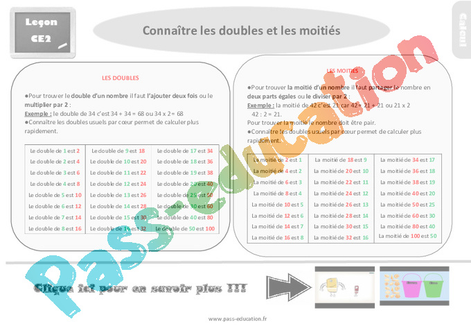 Le on Trace crite Sur Conna tre Les Doubles Et Les Moiti s Au Ce2 Le on Trace crite Sur Conna tre Les Doubles Et Les Moiti s Au Ce2