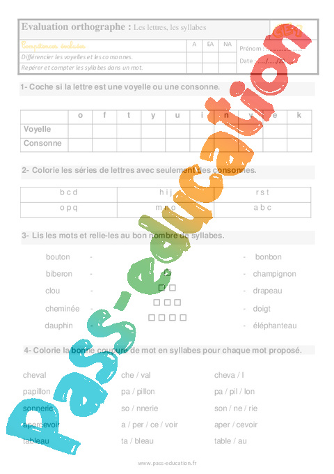 Les Lettres Les Syllabes Au Ce1 valuation Bilan Cycle 2 PDF Les Lettres Les Syllabes Au Ce1 valuation Bilan Cycle 2 PDF