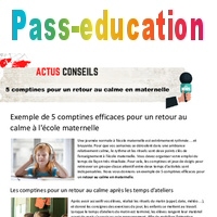 5 Comptines Pour Un Retour Au Calme En Maternelle