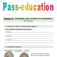 Conquêtes, Paix Romaine Et Romanisation – 6ème – Evaluation Avec Les ...