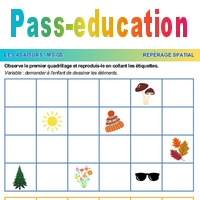 Les 4 saisons - MS - GS - Repérage spatial en maternelle - Cycle 1 ...