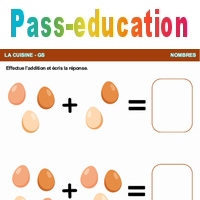 La cuisine – Nombres – Grande Section – Maternelle - Cycle 1 - PDF à ...
