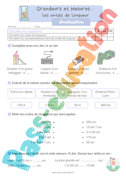 Les Unit s De Longueur Ce1 valuation De Grandeurs Et Mesures Les Unit s De Longueur Ce1 valuation De Grandeurs Et Mesures