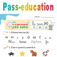 Le son [é] - GS - CP - CE1 - Phonologie - Lecture - Le carrousel des sons