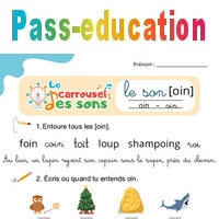 Le son [oin] oin - GS - CP - CE1 - Phonologie - Lecture - Le carrousel ...