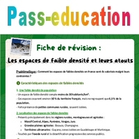 Les espaces de faible densité et leurs atouts – 3ème – Fiche de ...