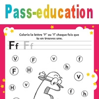 Lettre F – MS – GS – Discrimination visuelle – Maternelle - Cycle 1 ...