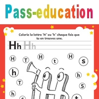 Lettre H – MS – GS – Discrimination visuelle – Maternelle - Cycle 1 ...