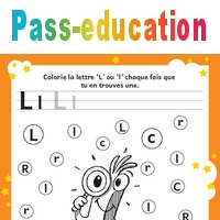 Lettre L – MS – GS – Discrimination visuelle – Maternelle - Cycle 1 ...